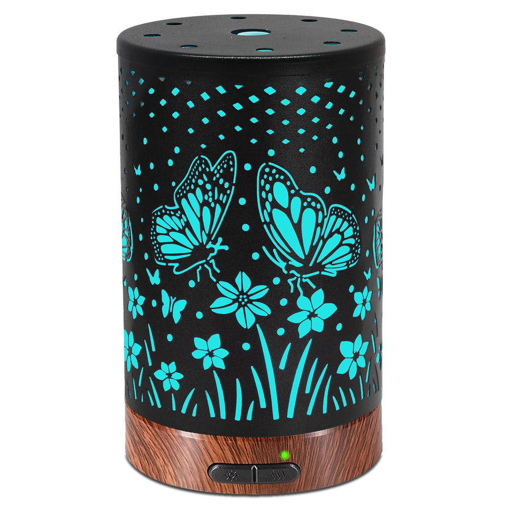 Butterfly design essential oil diffuser with 150ml capacity