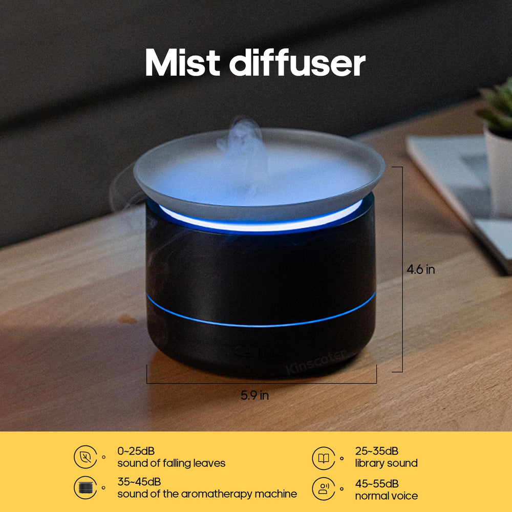 Close-up of aroma diffuser emitting mist