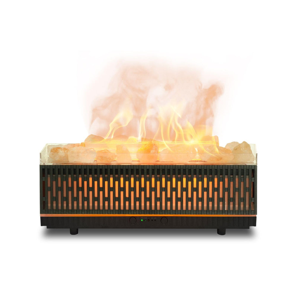 200ml essential oil diffuser with Himalayan salt lamp and warm glow