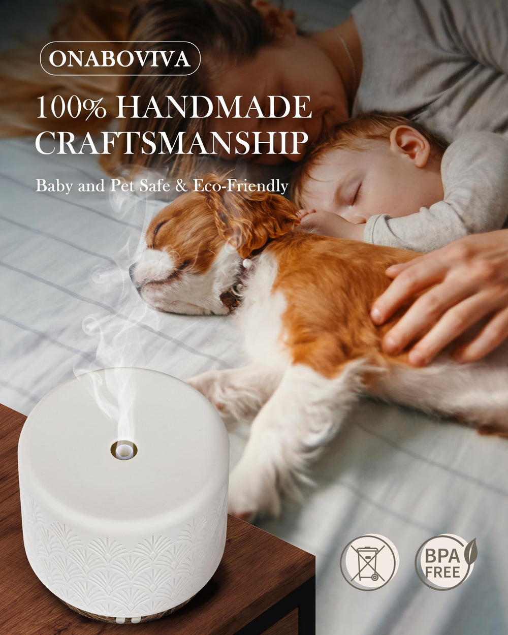 Large-room diffuser with 280ml capacity