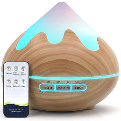 Brown essential oil diffuser front view