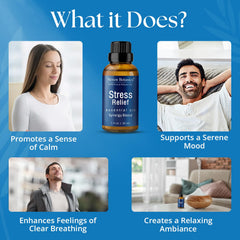 Aromatherapy diffuser with Stress Relief Essential Oil Blend