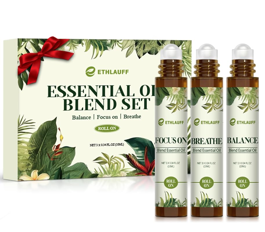 Packaging image for Essential Oils Roll On Set 3 Pack