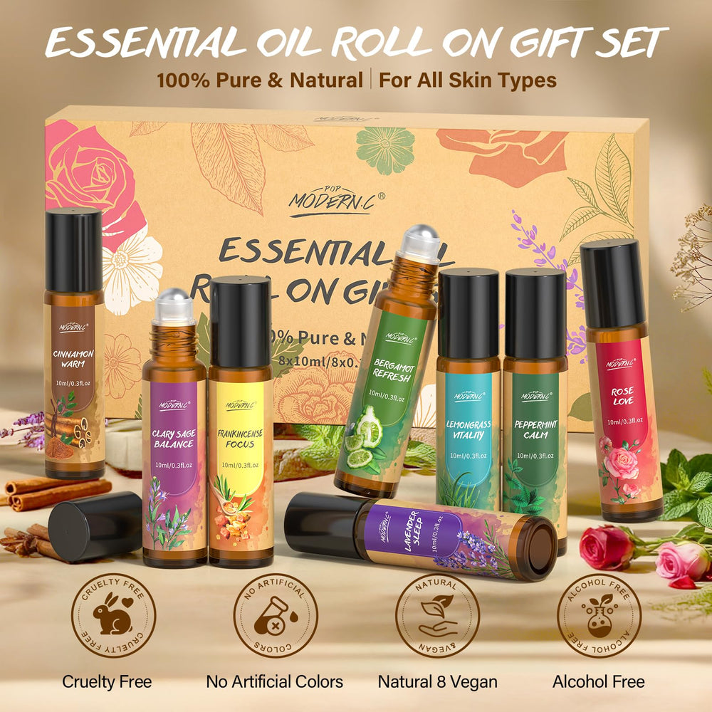 Bergamot essential oil roll-on for mood support