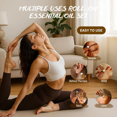 Lemongrass essential oil roll-on for refreshing scent
