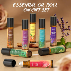 Rose essential oil roll-on for romance and mood lift