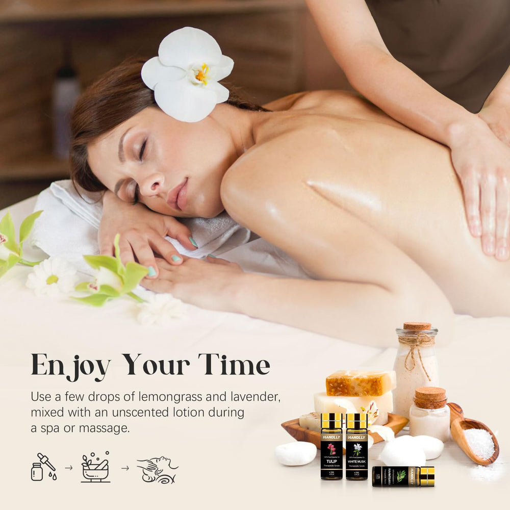 Essential oils for diffuser, massage, skincare and DIY projects