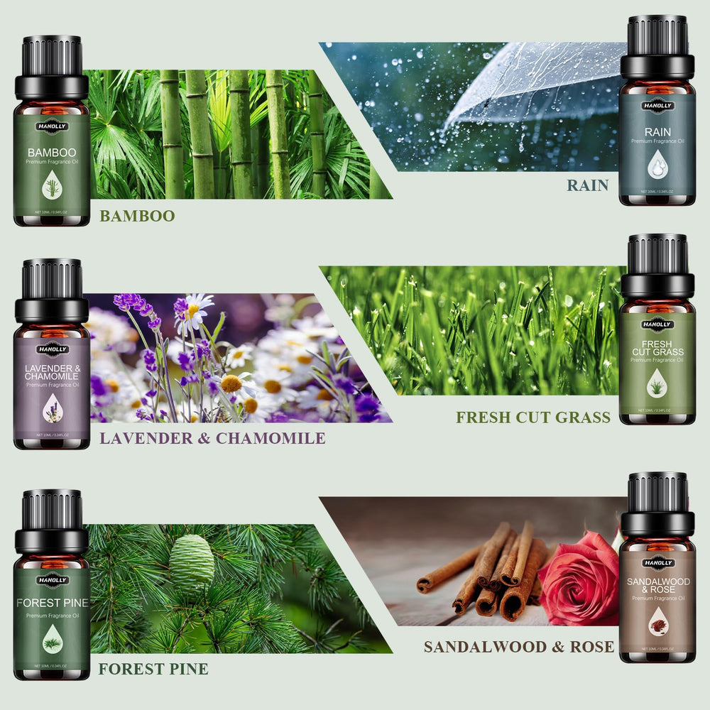 Bamboo essential oil bottle (10ml) from the Nature Scents set