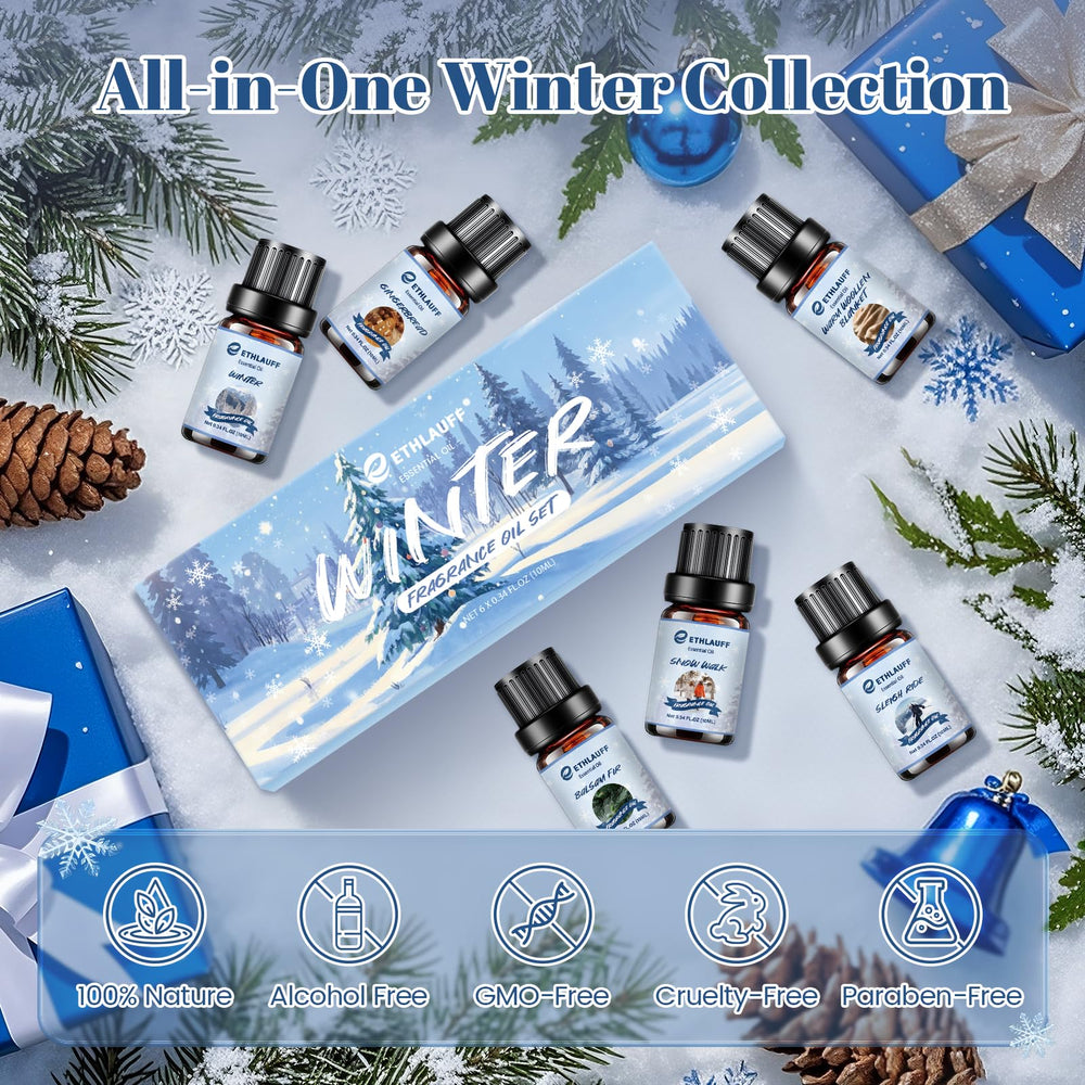 Sleigh Ride scent essential oil bottle