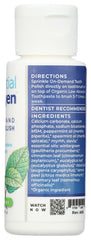 Label details of ESSENTIAL OXYGEN Organic Mint Tooth Polish