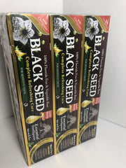 Fluoride-free toothpaste with natural packaging and green accents