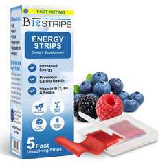 Essential Source methylcobalamin B12 sublingual energy strips packaging