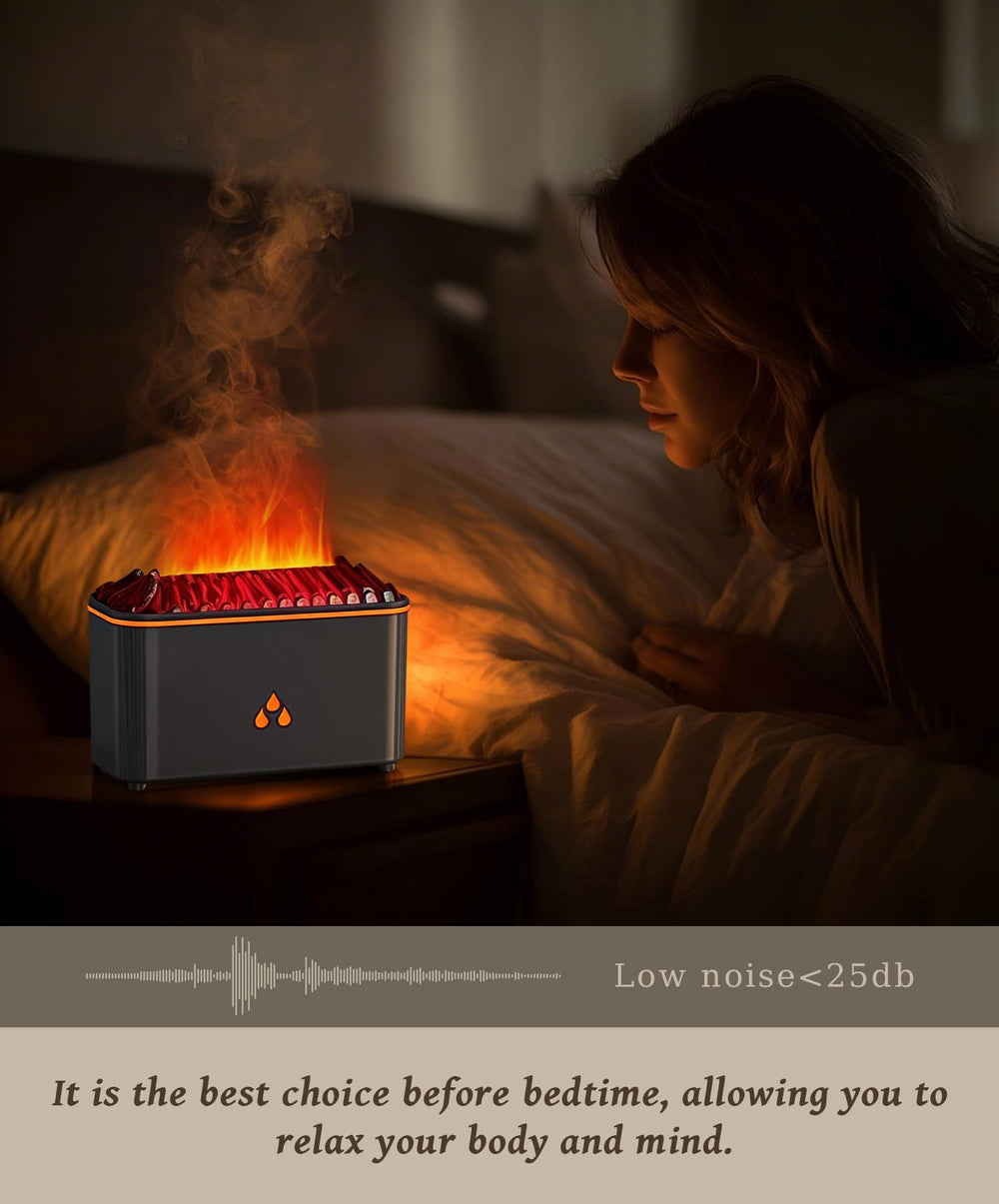 Diffuser displaying 7-color changing lights