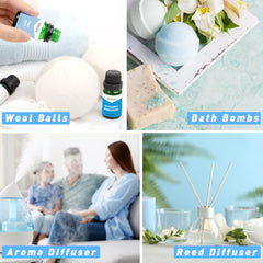 Fragrance oil bottle set with Eucalyptus Peppermint scent (10ml) – ESSLux Clean Set