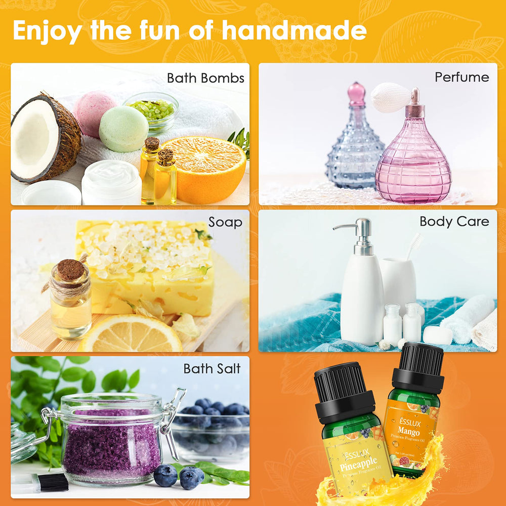 ESSLUX Strawberry fragrance oil for candles and body care DIY