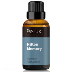 ESSSLUX Hilton Memory Diffuser Oil bottle — front view in amber glass (30ml)