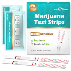 Easy@Home ESTH-115 THC urine test strip showing results window