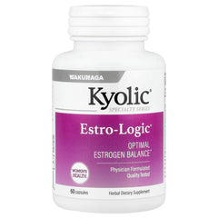 EstroLogic Kyolic 60 Caps bottle with capsules
