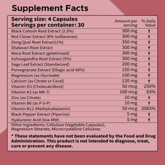 Herbal wellness blend supporting feminine vitality