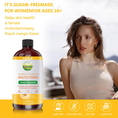 Peach Mango flavor ingredients of ESUNM liquid multivitamin