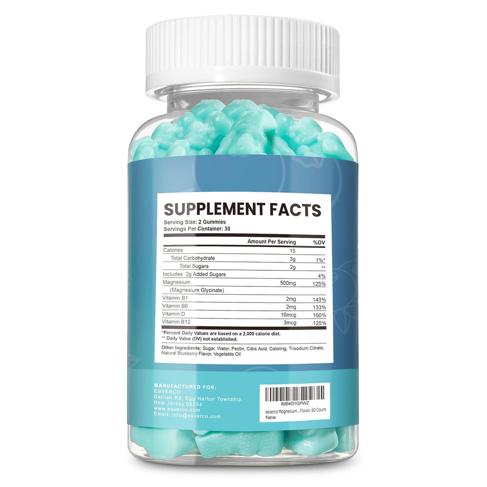 Gummies showing natural blueberry flavor
