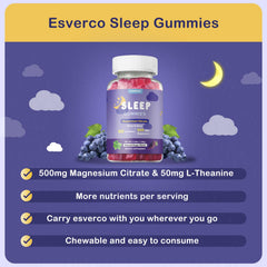 120 count bottle of esverco Sleep Gummies