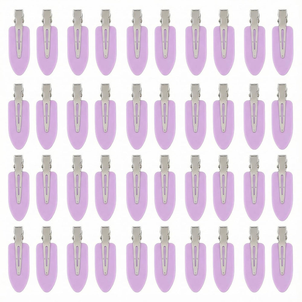 Eswala no-crease flat-surface hair clips prevent dents during styling.