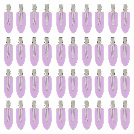 Eswala no-crease flat-surface hair clips prevent dents during styling.