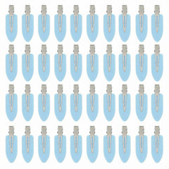 Eswala creaseless hair clip colorful bulk set for makeup application