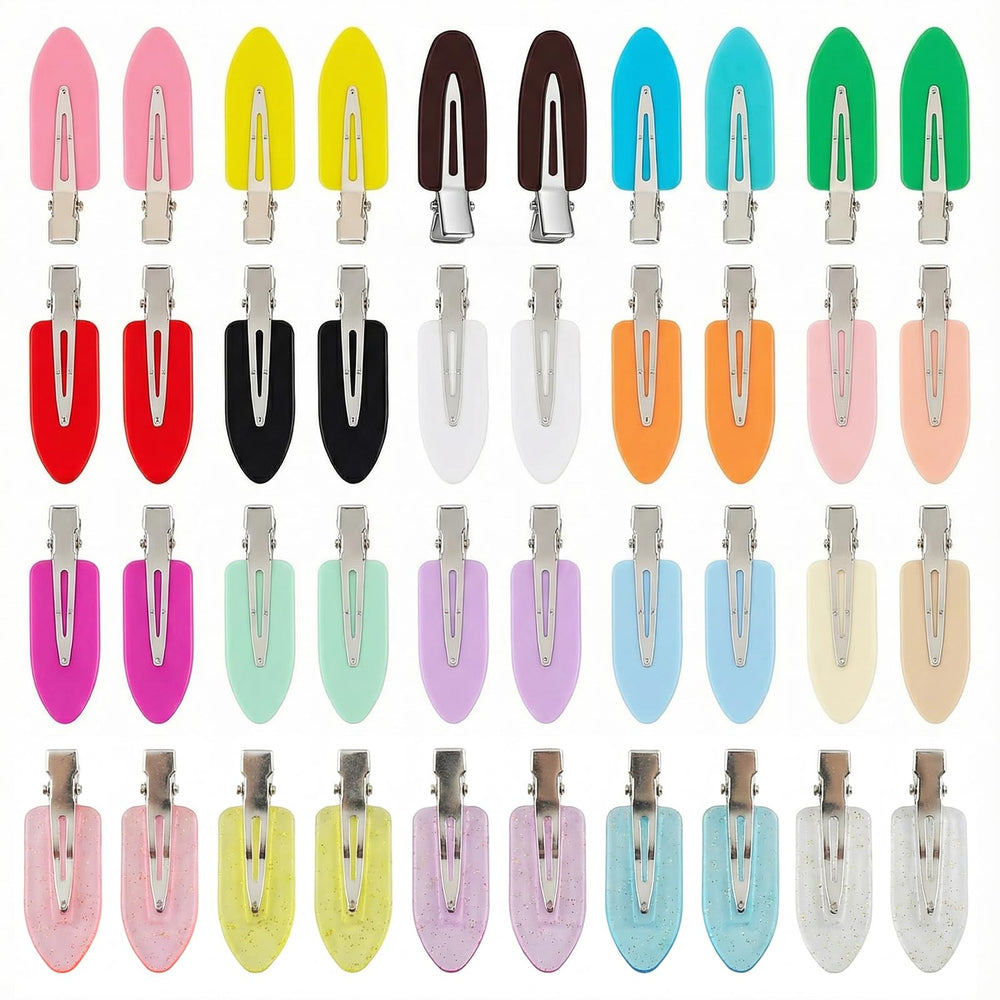 Eswala No Crease Hair Clips multicolor set prevent dents during styling.