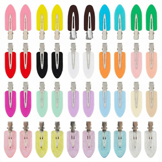 Eswala No Crease Hair Clips multicolor set prevent dents during styling.
