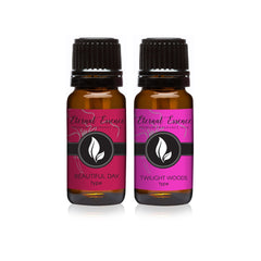 Two 10ml Eternal Essence Oils bottles: Beautiful Day Type and Twilight Woods Type