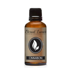 Cinnabon 30ml amber glass fragrance oil bottle with dropper