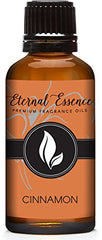 Cinnamon 30ml fragrance oil in amber glass bottle with dropper