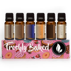 Creamy Nutmeg fragrance oil 10ml in amber glass bottle - Eternal Essence Oils Freshly Baked Set