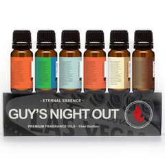 White Musk fragrance oil bottle from Eternal Essence Oils Guy's Night Out set