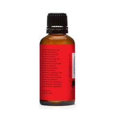 Close-up of dropper and cap on strawberry fragrance oil bottle