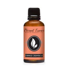 Amber glass 30ml bottle of Eternal Essence Orange Creamsicle fragrance oil
