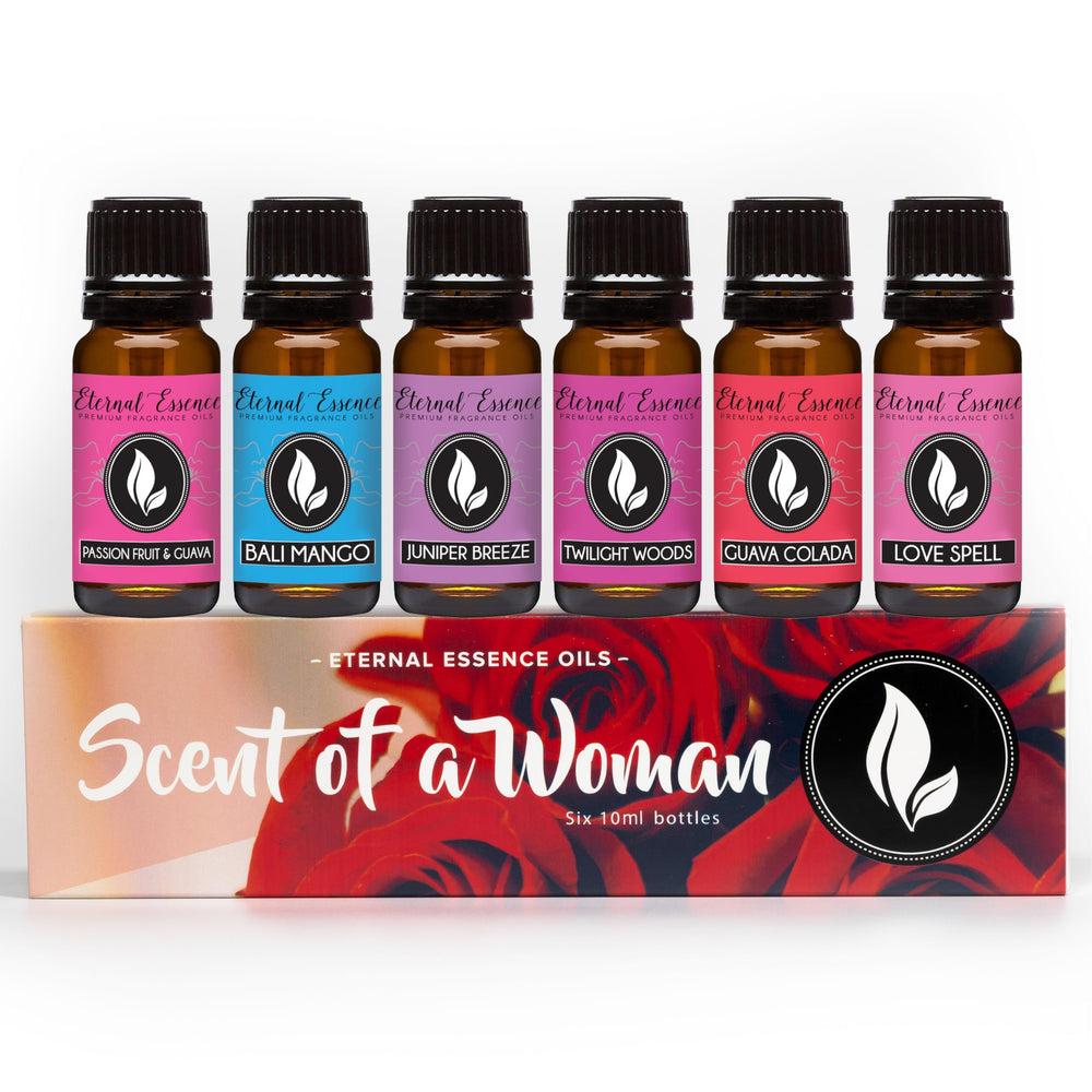 Scent of a Woman Set: Guava Colada fragrance oil bottle, 10ml, amber glass