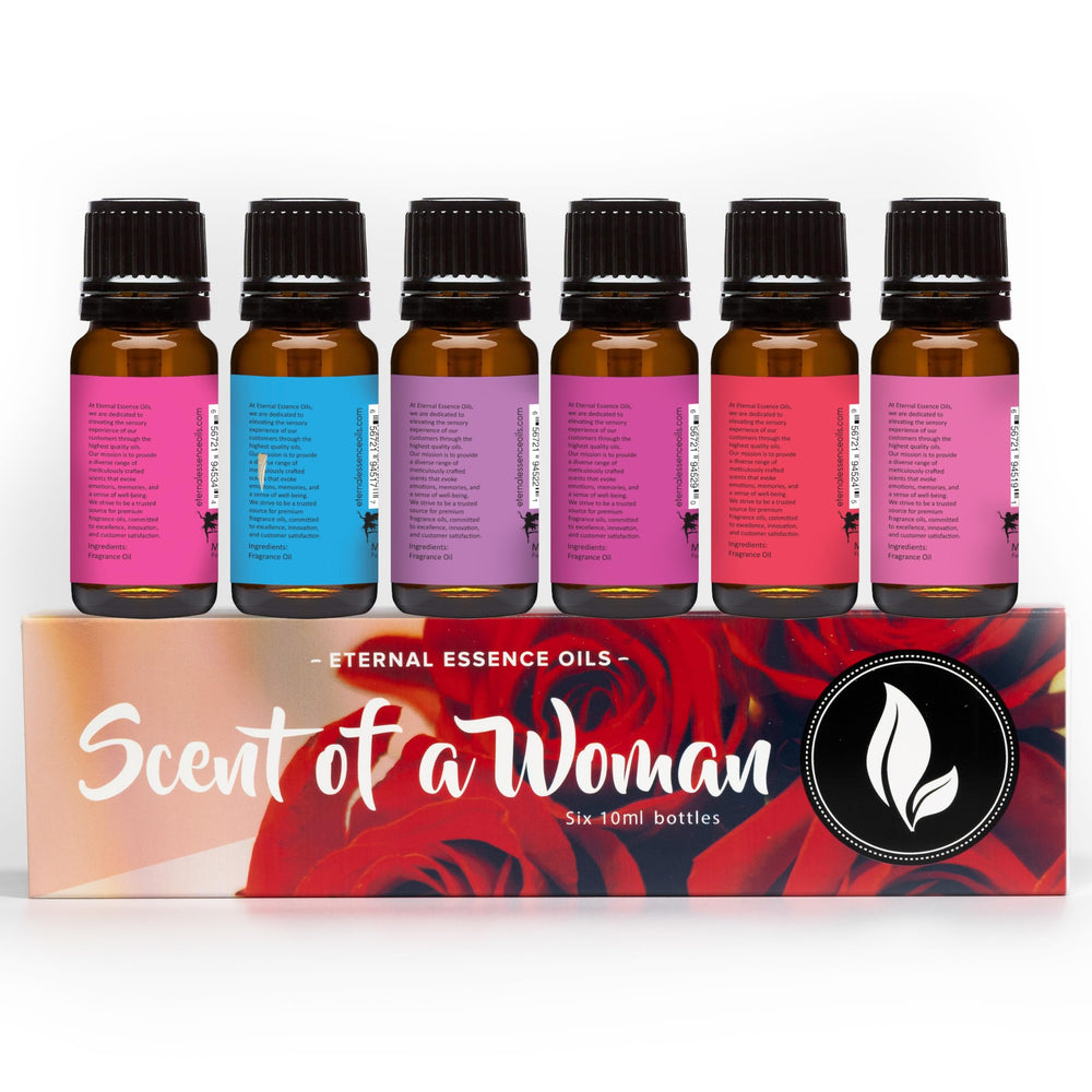Scent of a Woman Set: Love Spell fragrance oil bottle, 10ml, amber glass