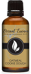 Amber glass bottle of Eternal Essence Oils Oatmeal Cookie Dough fragrance 30ml