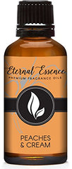 Peaches & Cream 30ml fragrance oil bottle front view