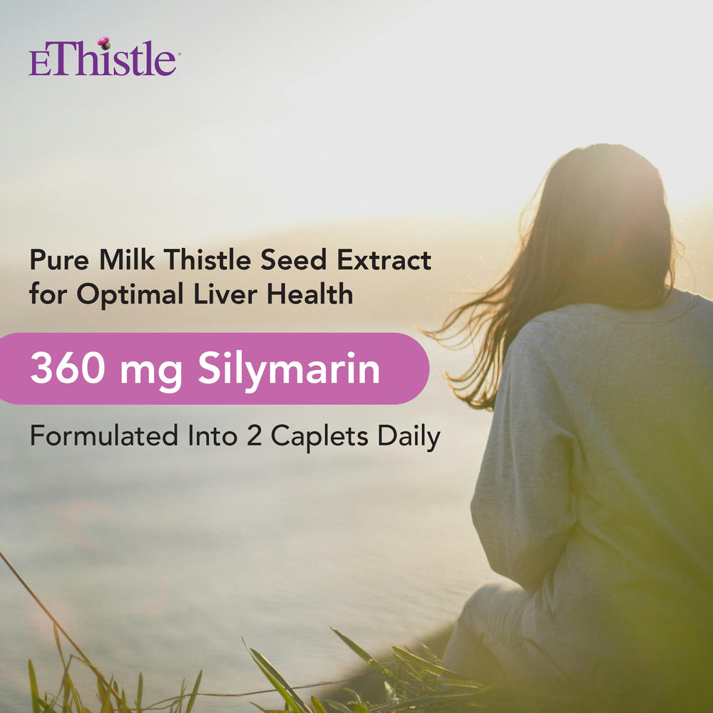 Packaging of EThistle Liver Wellness dietary supplement
