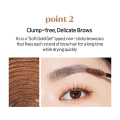 ETUDE Color My Brows long-lasting hold keeps brows defined through the day