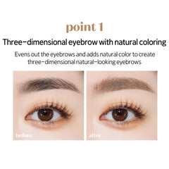 ETUDE Color My Brows nourishing formula with allantoin and waxes