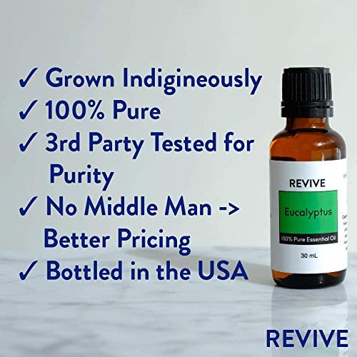 Diffuser with eucalyptus essential oil for aromatherapy