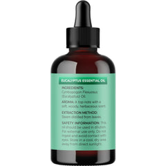 Eucalyptus essential oil for bath and diffuser