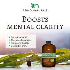 Eucalyptus essential oil dropper bottle