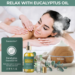 Roll-on eucalyptus oil for on-the-go application