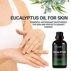 Eucalyptus oil for skin, hair and scalp care